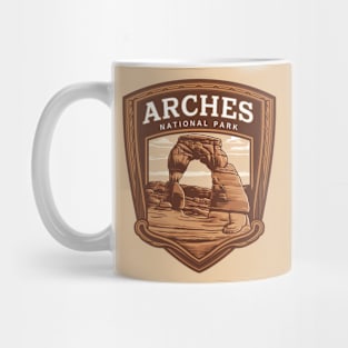 Arches National Park Graphic Badge Mug